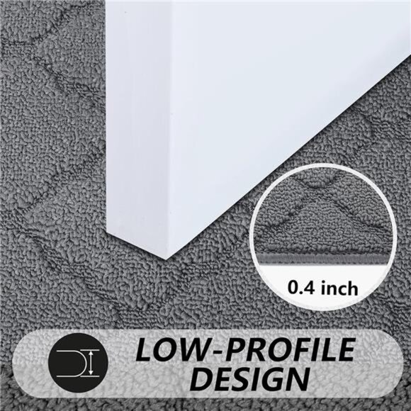 Indoor Doormat, Front Door Mat 20"x32"Absorbent Rubber Backing Non Slip Door Mat - Picture 5 of 7